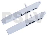  LX61508-SP-R  Lynx Main Blade 150 mm Stretch Bullet 130X Replica White 